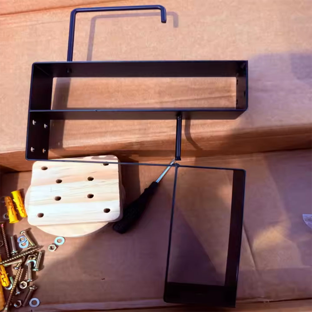 Sports Equipment Suppliers - Wood Motorcycle Helmet Holder Wall Mount