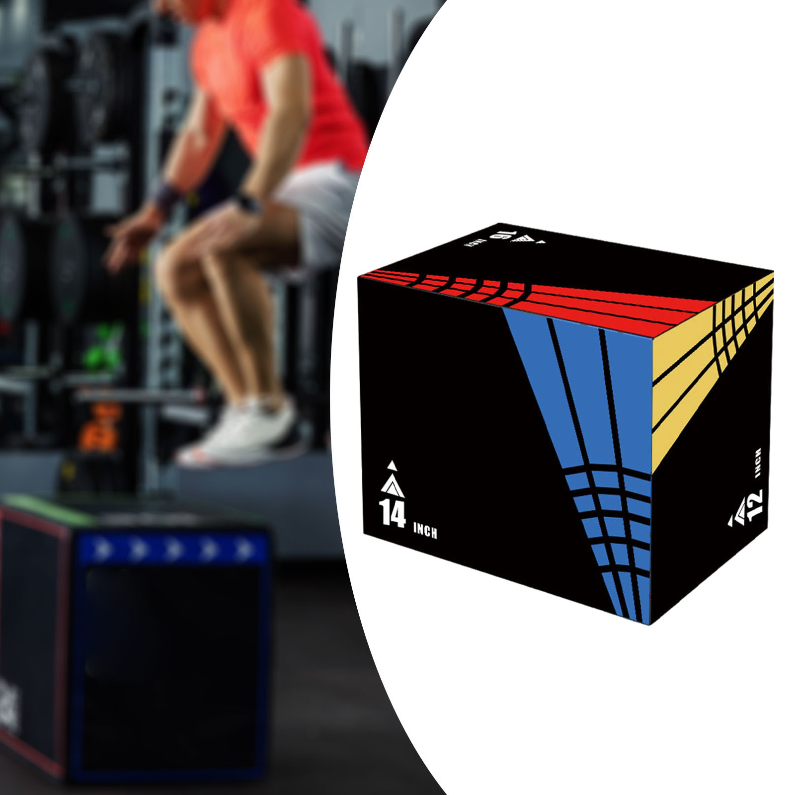 3-in-1Jump Box Plyometric Box  - Sports Equipment Suppliers ulasan dan harga
