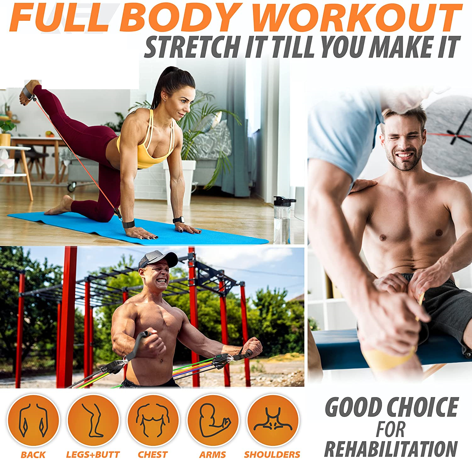 300lb Fitness Booty Resistance - Sports Equipment Suppliers ulasan dan harga